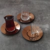 Paşabahçe Lizbon Rose Gold Çay Takımı - 6 Kişilik