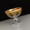 Paşabahçe Ottoman Gold Ayaklı Şekerlik, Lokumluk, Sunumluk- 1 Adet