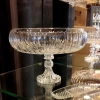 Alegre Glass Ayaklı Meyvelik , Salatalık ,Çok Amaçlı Sunum Kasesi -24 cm