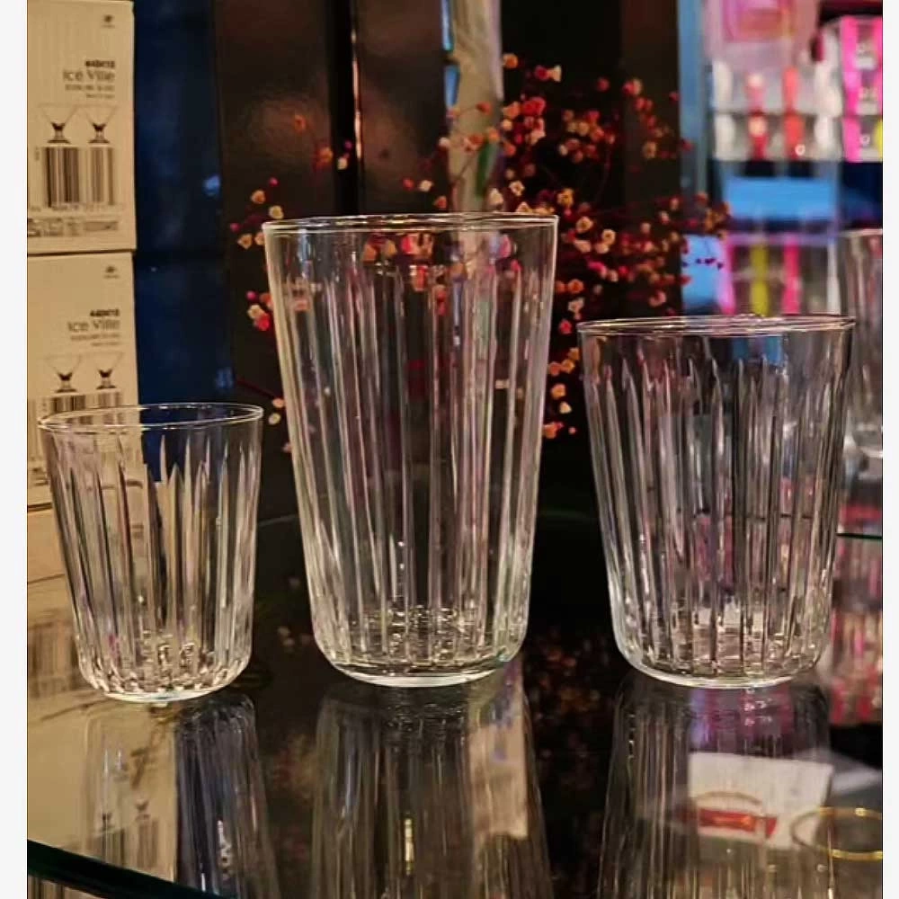 18 Parça Kesme Dekor Su Takımı -6 Kişilik