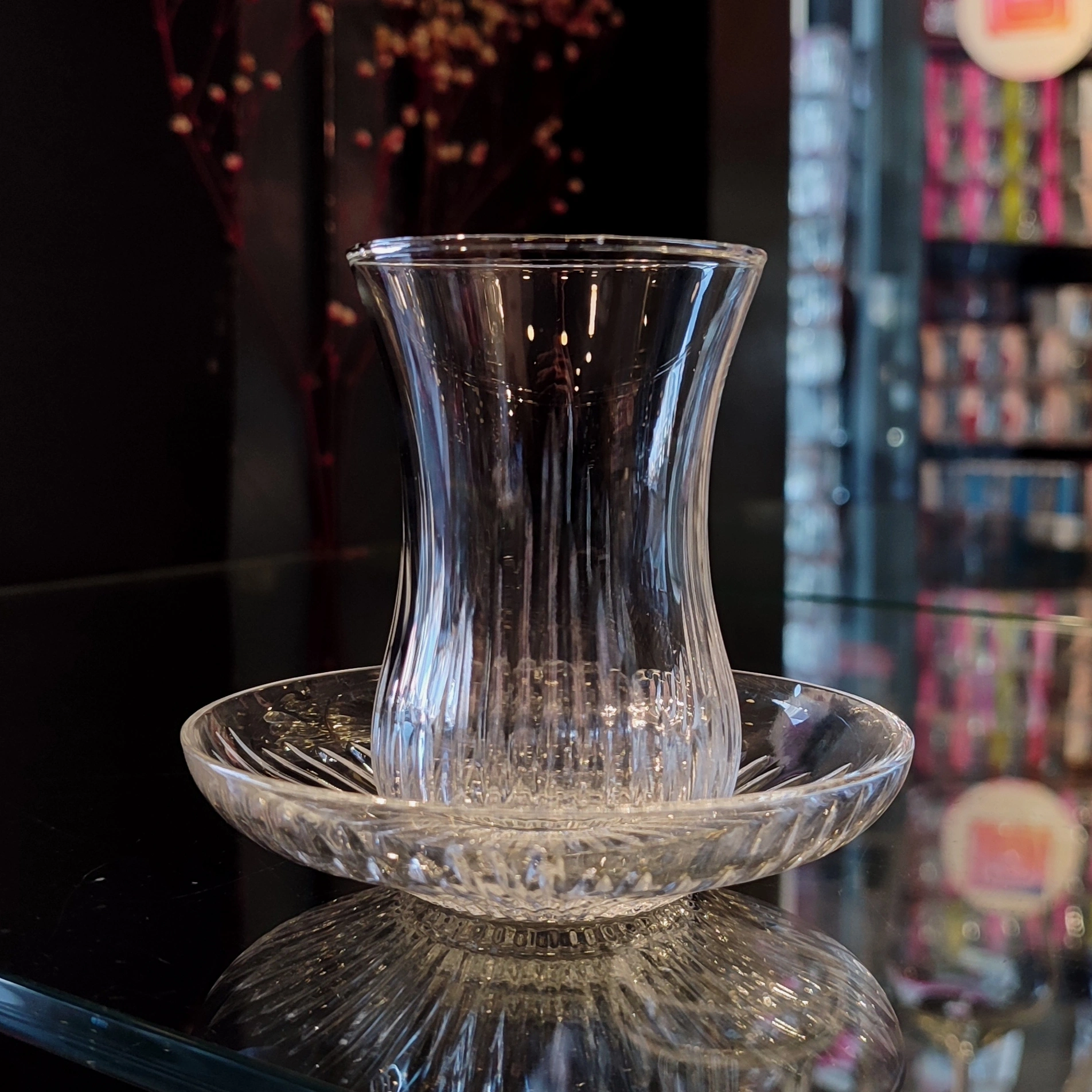 Efser Kesme Dekor Çay Takımı -6 Kişilik