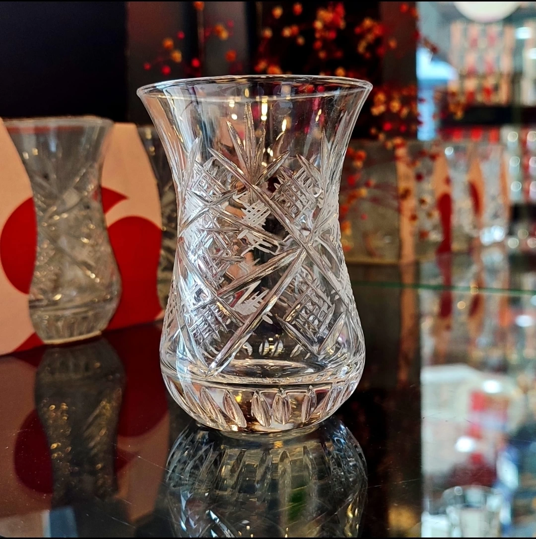 Ajda Göz Dekor Çay Bardağı-6 Adet