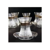 Paşabahçe Ezgi 6 Kişilik Çay Bardak Takımı- PLATIN