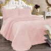 Cottonlife Comfy Yatak Örtüsü Çift Kişilik- Pudra