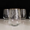 Paşabahçe Helena Dekorlu Meşrubat Bardağı Gümüş-6 Kişilik