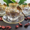 Paşabahçe Ottoman Gold Çay ve Nescafe Fincan Takımı-6 Kişilik
