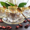 Paşabahçe Ottoman Gold Çay ve Nescafe Fincan Takımı-6 Kişilik