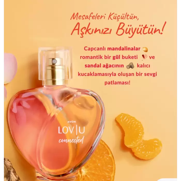 Avon Lov U CONNECTED Kadın Parfüm EDP 50 ml NİSAN