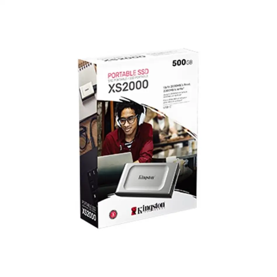 1 Tb Kıngston External Usb-c 3.2 Gen 2x2 Ssd 2000/2000 Mbs Sxs2000/1000g