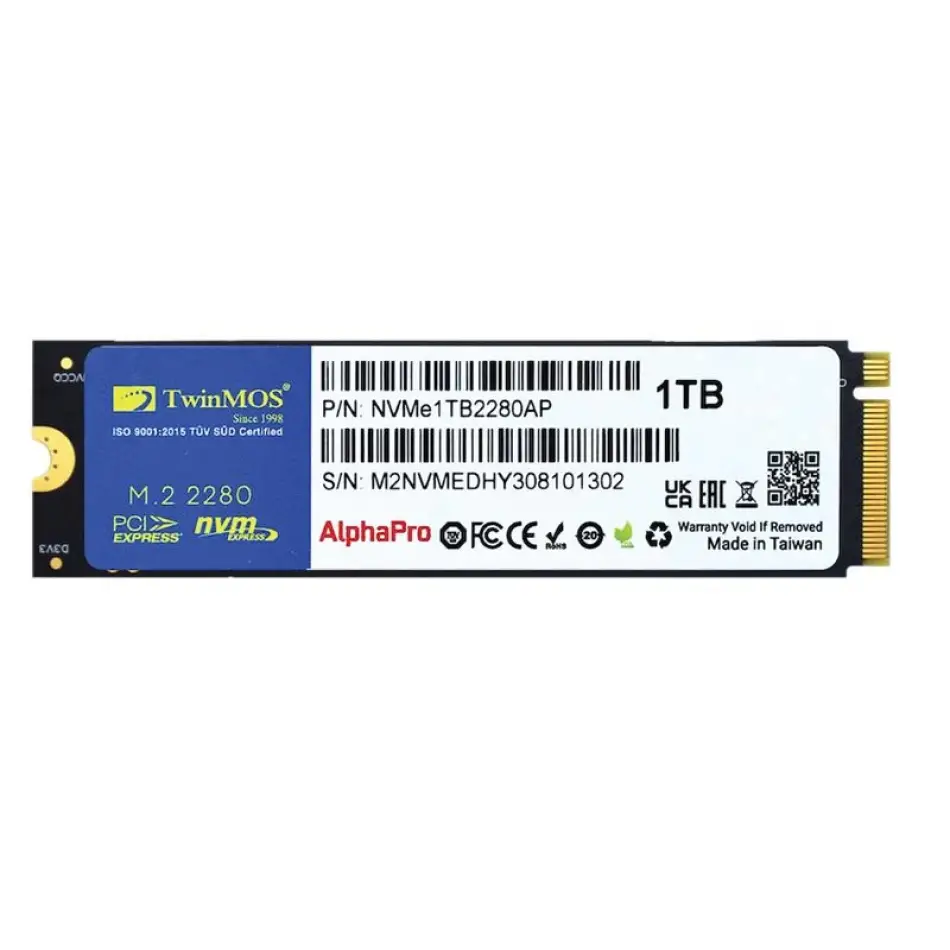 1 Tb Twınmos M.2 Pcıe Nvme 3600/3250 Nvme1tb2280ap