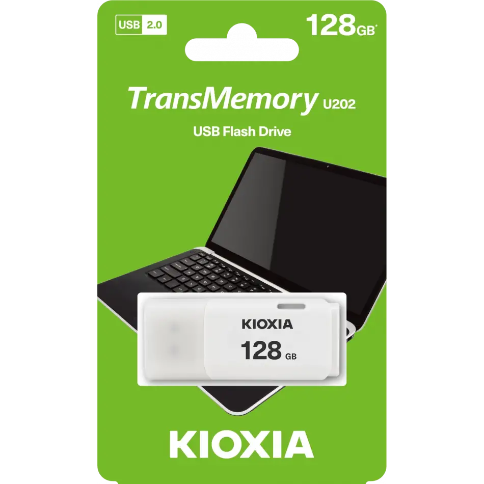 128gb Kıoxıa Usb2.0 Beyaz Usb Bellek Lu202w128gg4