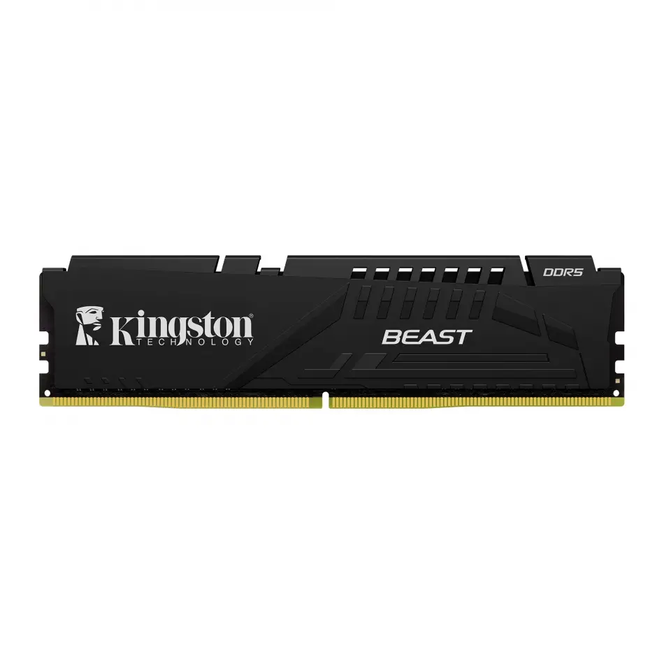 16gb Ddr5 5600mhz Cl36 Dımm Kf556c36bbe-16tr Kıngston Beast Soğutuculu 1x16g