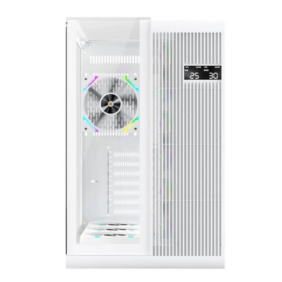 1st Player Rt7 Beyaz Dıgıtal 850w 80+ Gold Full Modüler 4x12cm Argb 3 Taraflı Temperli Cam Usb 3.0 - Type C Atx Kasa