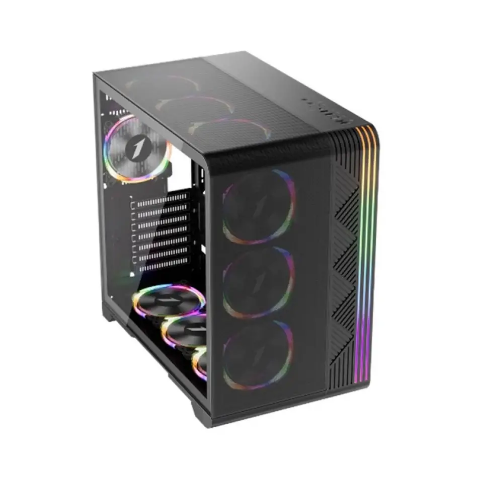 1st Player Vt7 Siyah 850w 80+ Sılver Atx 3.1 Argb 4x12cm Fan Temperli Cam Usb 3.0 Atx Kasa
