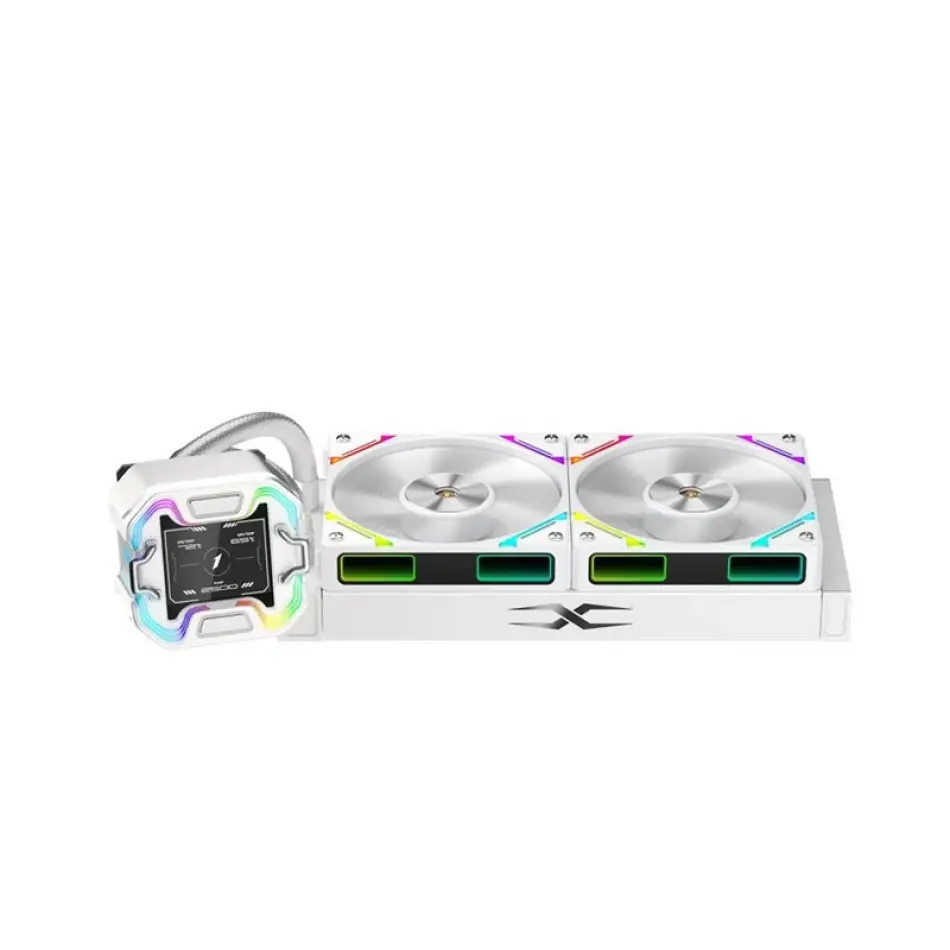 1st Player X Starshıp 240mm Beyaz Argb Ips 2.4 Dijital Ekranlı Am5,am4/lga 1851, Lga 1700 Premıum İşlemci Sıvı Soğutucu