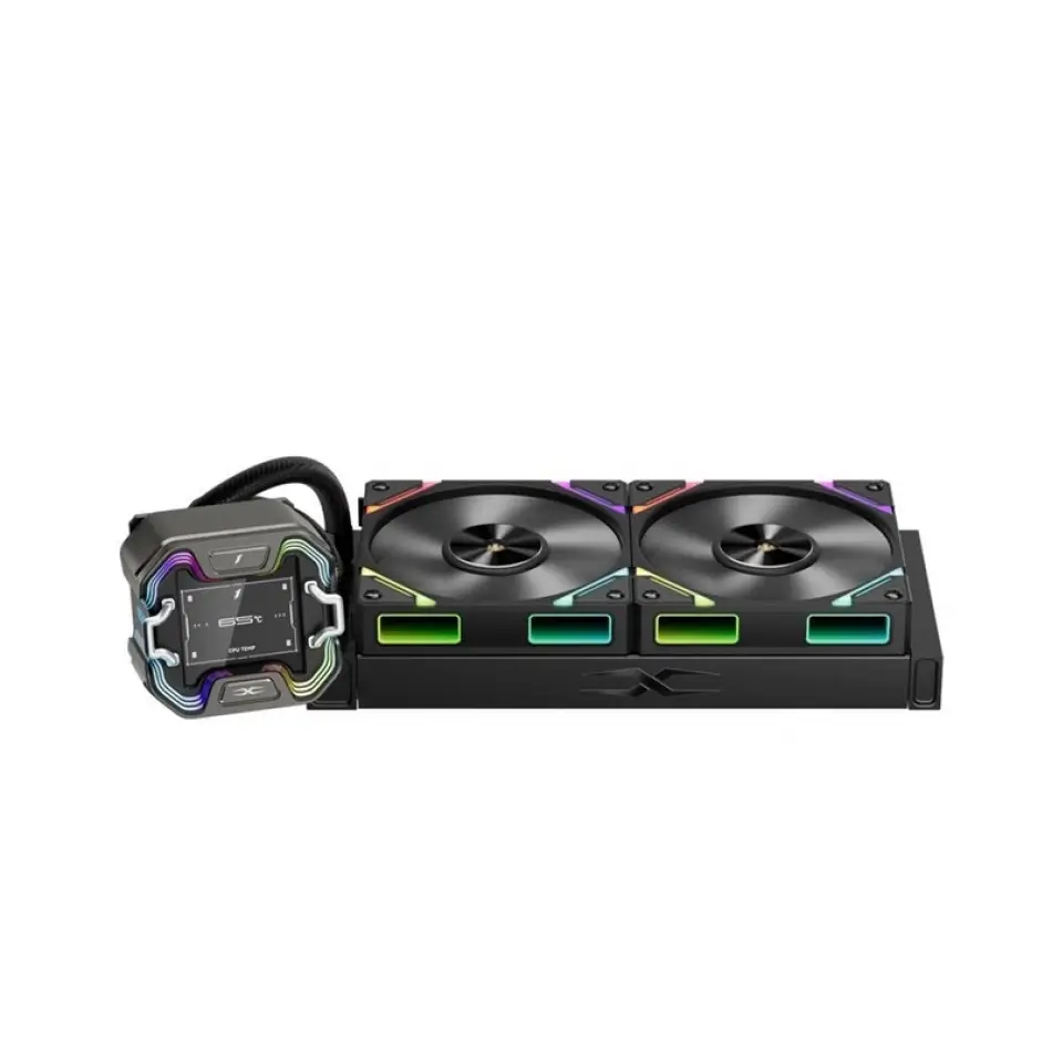 1st Player X Starshıp 240mm Siyah Argb Ips 2.4 Dijital Ekranlı Am5,am4 / Lga1851, Lg 1700 Premıum İşlemci Sıvı Soğutucu