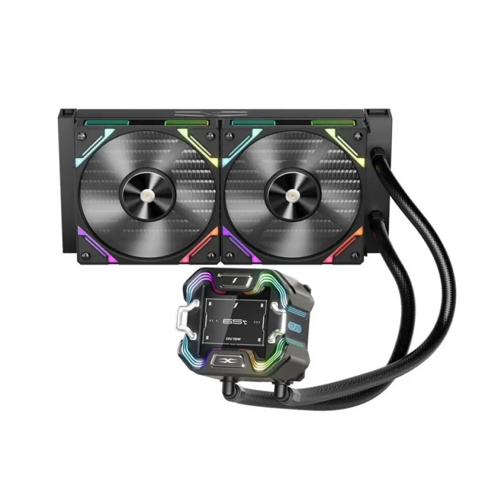 1st Player X Starshıp 240mm Siyah Argb Ips 2.4 Dijital Ekranlı Am5,am4 / Lga1851, Lg 1700 Premıum İşlemci Sıvı Soğutucu