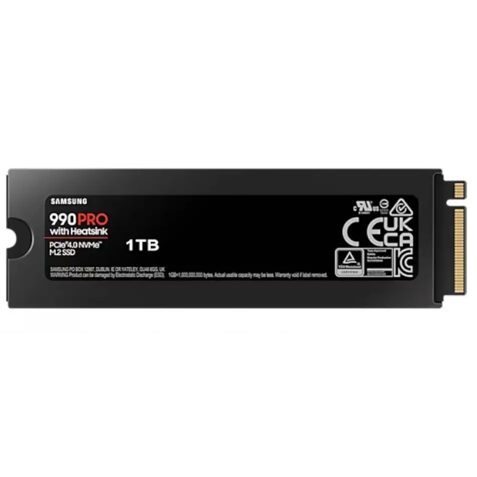 1tb Samsung 990 Pro M.2 Soğutuculu Nvme 7450/6900mb/s Mz-v9p1t0cw (resmi Distribütör Garantili)