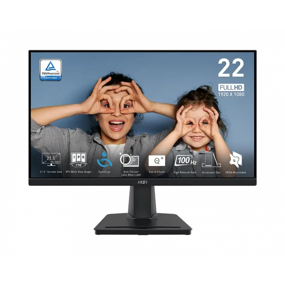 21.5 Msı Pro Mp225 Ips Fhd 1ms 100hz Hdmı D-sub
