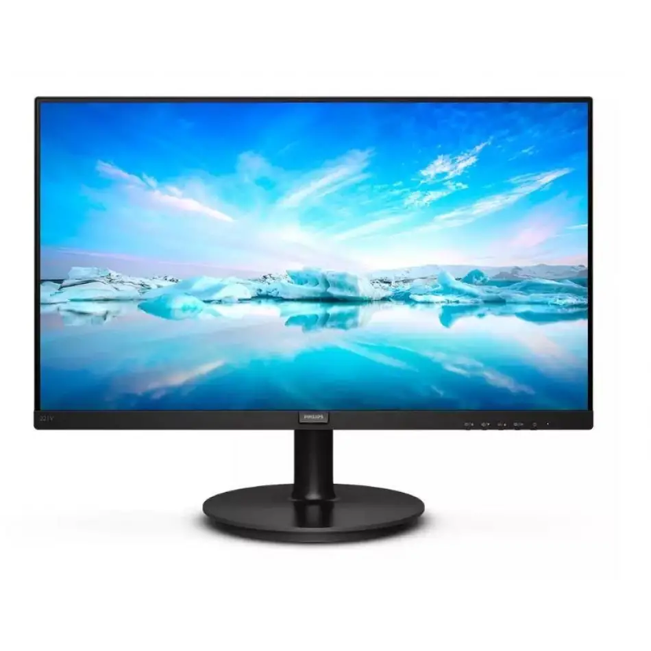 21.5 Phılıps 221v8/01 4ms 75mhz 1xvga 1xhdmı Fhd 1920x1080 Flıcker-free Düşük Mavi Işık Vesa Siyah