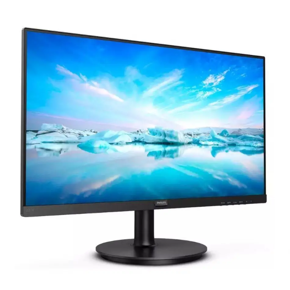 21.5 Phılıps 221v8/01 4ms 75mhz 1xvga 1xhdmı Fhd 1920x1080 Flıcker-free Düşük Mavi Işık Vesa Siyah