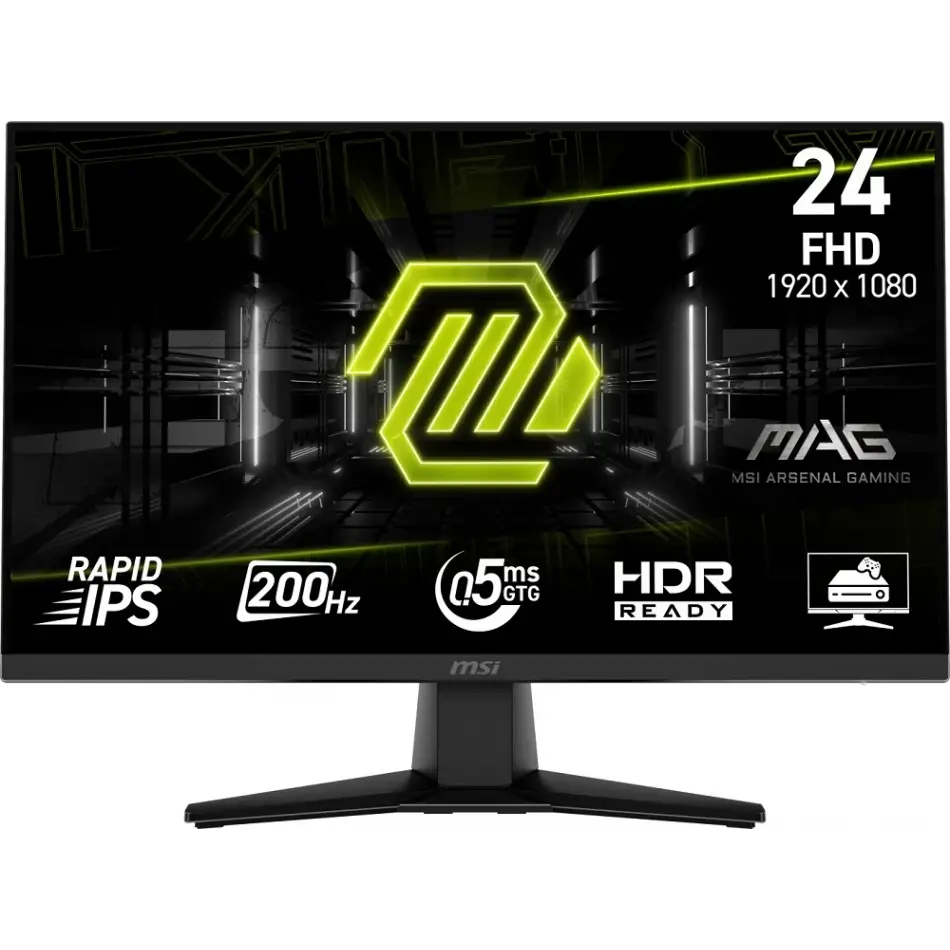 23.8 Msı Mag 242f 0.5ms 200hz Flat Rapıd Ips Freesync Monıtor