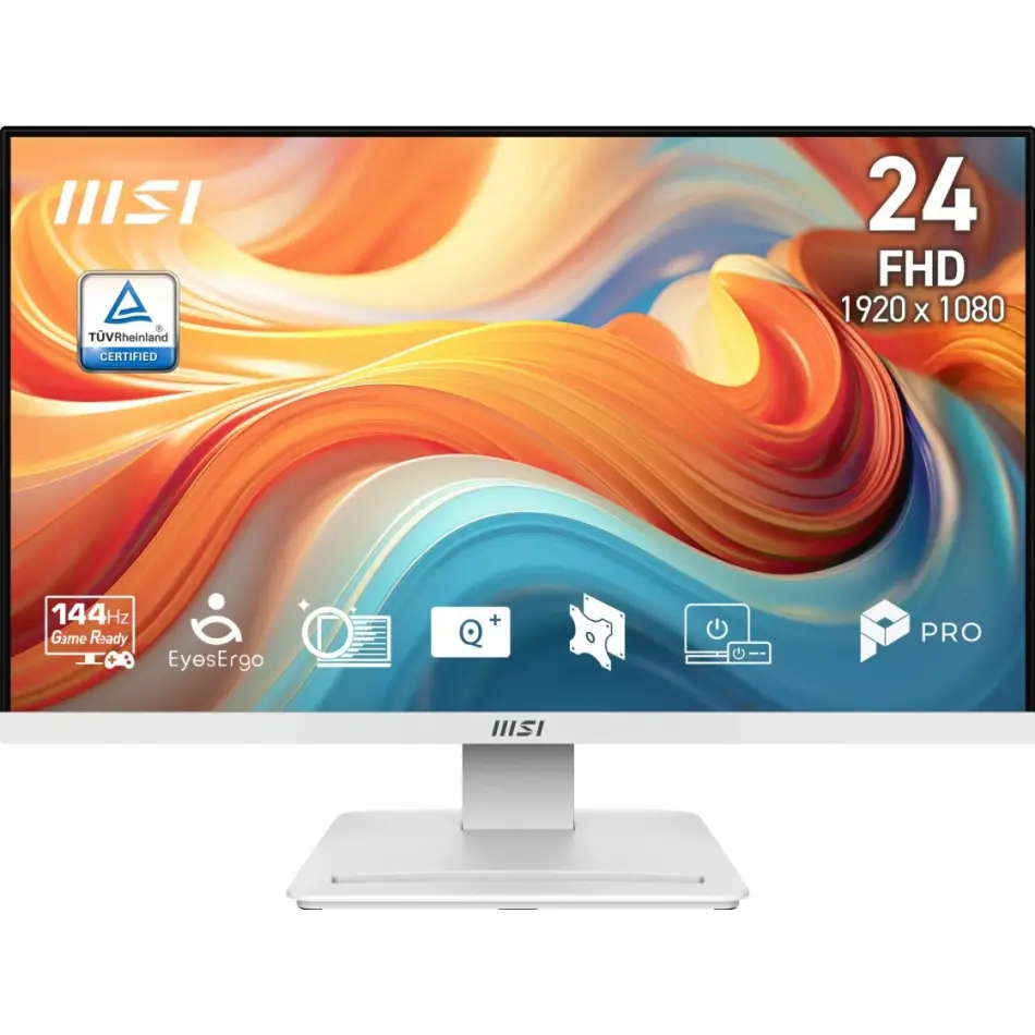 23.8 MSI PRO MP241W E14V 144HZ 1MS 144HZ VA BEYAZ