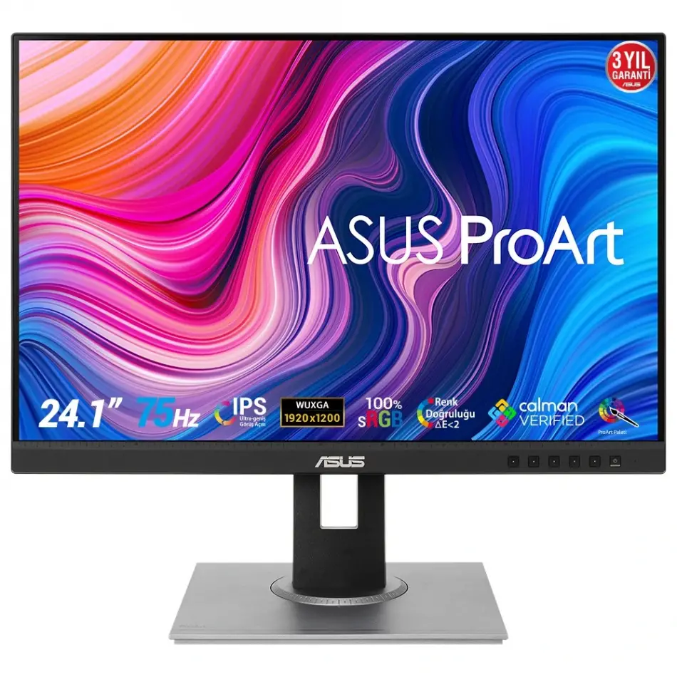 24.1 Asus Pa248Qv Fhd Ips 5ms Hdmı Dp Vga Srgb