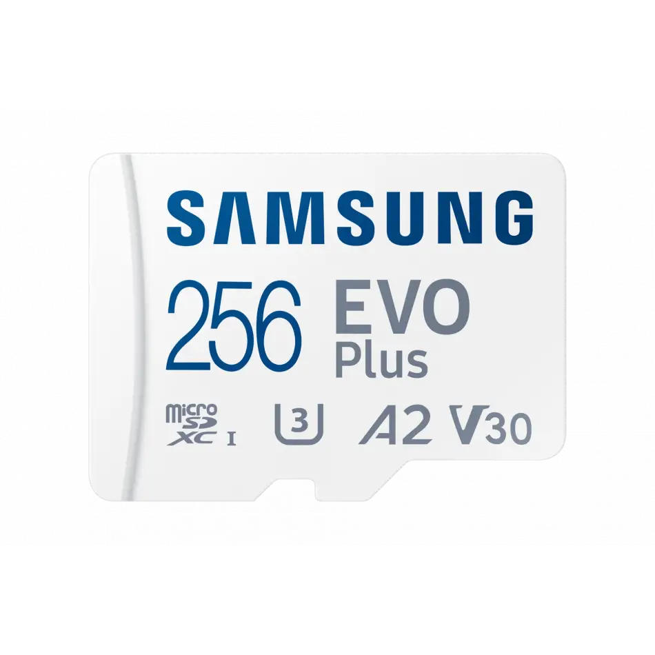 256gb Samsung Evo Plus Mıcrosdxc Uhs-ı U3 V30 A2 160mb/s Mb-mc256sa/tr