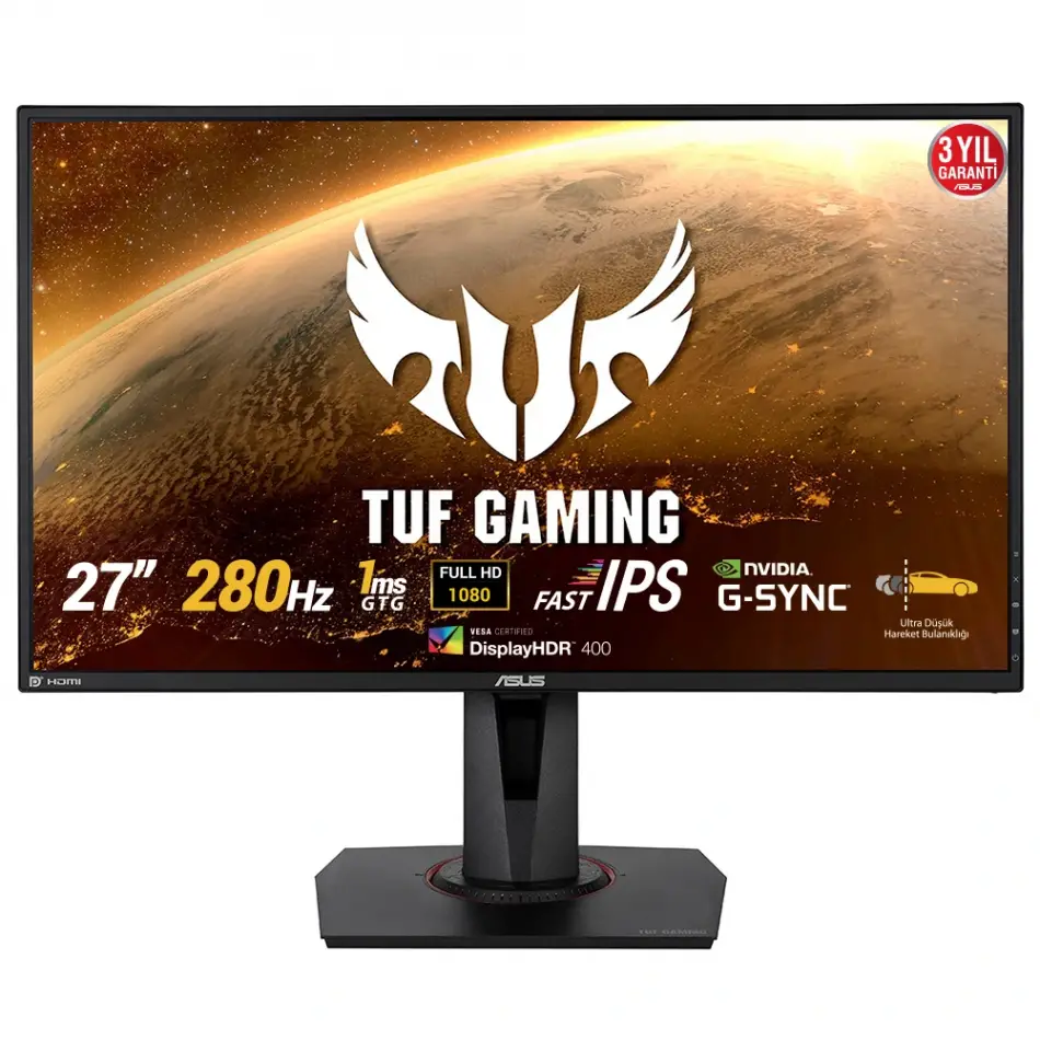 27 Asus Tuf Gamıng Vg279Qm Fhd Ips 1ms 280hz