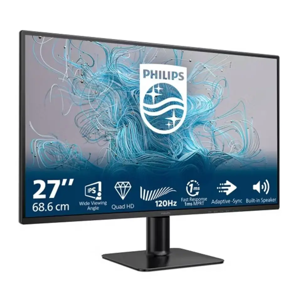 27 Phılıps 27e2n2500/01 Ips 1ms 120hz 1xhdmı 1xdp 2k Qhd 2560x1440 Flıcker-free Vesa Siyah