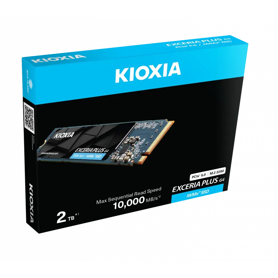 2tb Kıoxıa Excerıa Plus G4 M.2 Nvme Gen5 10000/8200mb/s Lvd10z002tg8
