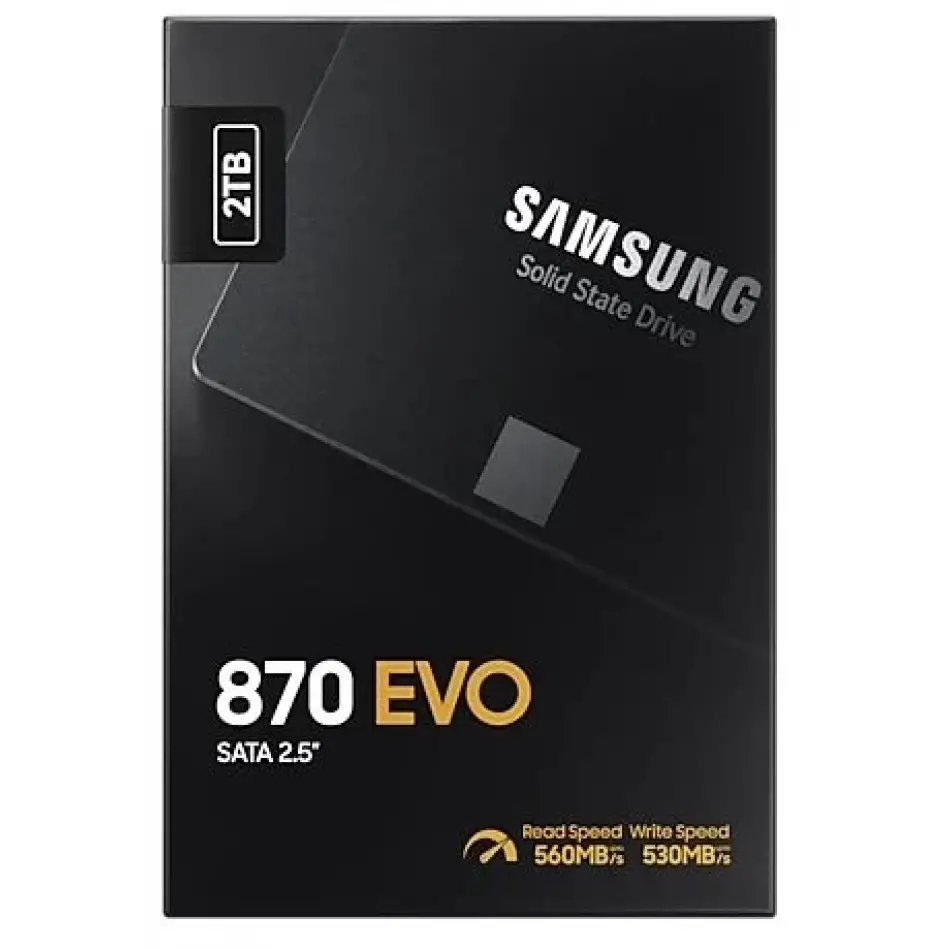 2tb Samsung 870 Evo 560/530mb/s Mz-77e2t0bw Ssd (resmi Distribütör Garantili)