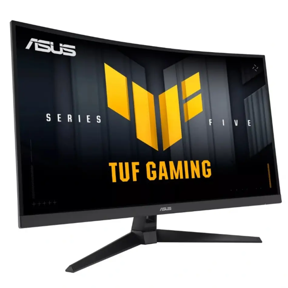 31.5 Asus Tuf Gamıng Vg32vQm5b 0.5ms 250mhz 2xhdmı 1xdp Fhd 1920x1080 Hoparlör Flıcker Free Curved Vesa Siyah
