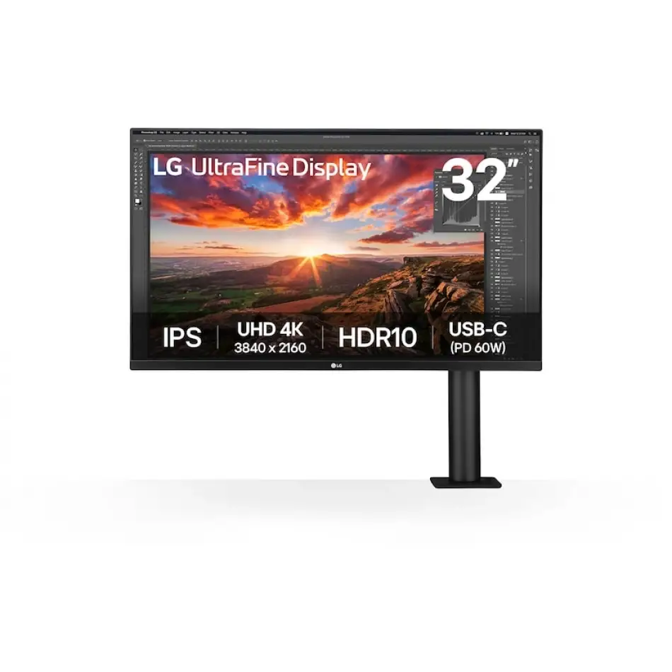 31.5 Lg 32un880k-b 4k Ergonomık Stand Ips