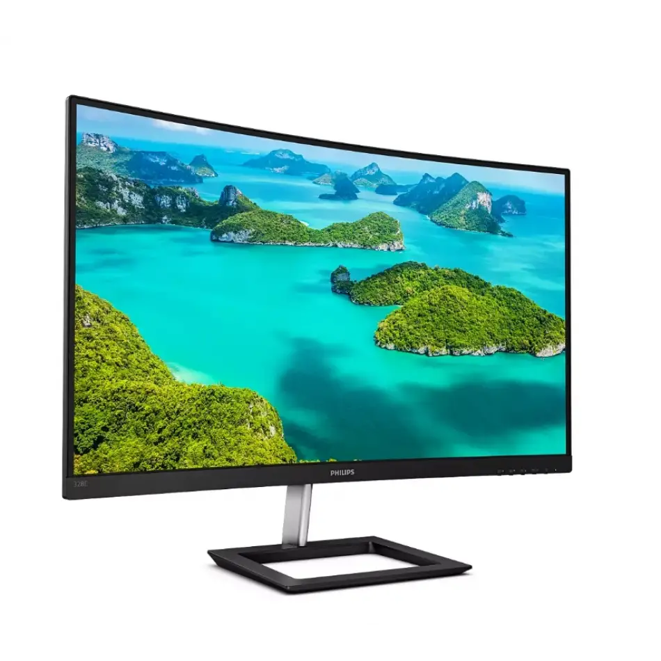 31.5 Phılıps 328e1ca/00 4ms 60mhz 2xhdmı 1xdp 4k Uhd 3840x2160 Hoparlör Flıcker-free Düşük Mavi Işık Curved Vesa Siyah