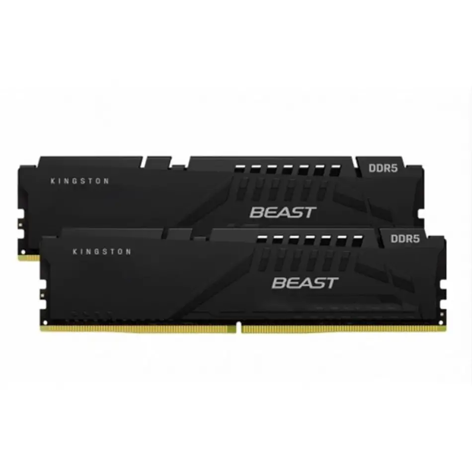 32 Gb Ddr5 5200mhz Kıngston Beast Black Expo 2x16gb Cl36 Dımm Dt Kf552c36bbek2/32tr