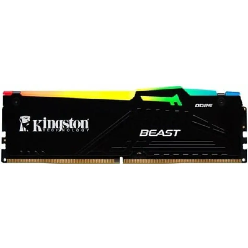 32gb Ddr5 6400mhz Cl32 Kf564c32bbeak2-32tr Kıngston Beast Rgb 2x16g