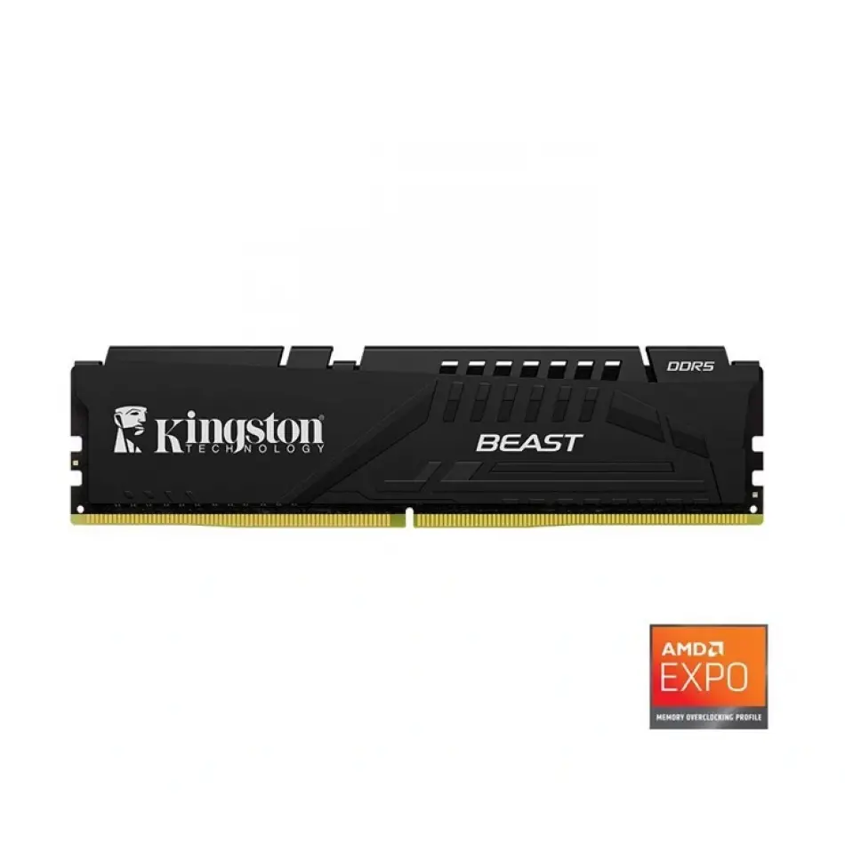 32gb Kıngston Ddr5 6000mt/s Cl30 Kf560c30bbe-32tr Beast 1x32g