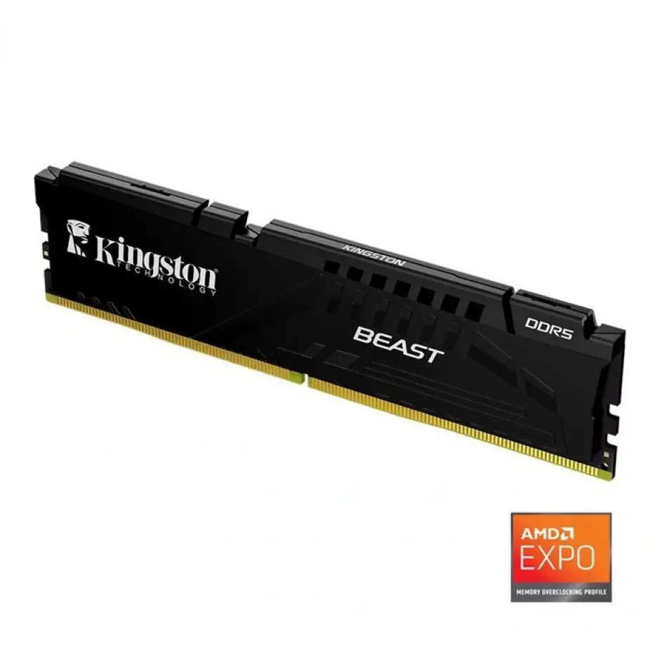 32gb Kıngston Ddr5 6000mt/s Cl30 Kf560c30bbe-32tr Beast 1x32g