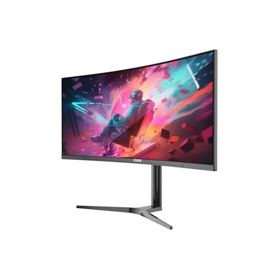 34 Cube Pa-34v165c Va 1ms 165hz Hdmı Dp Type-c Usb 2k WQhd 3440x1440 Freesync Curved Yukseklık Ayarı Vesa Rgb Sıyah Gamı