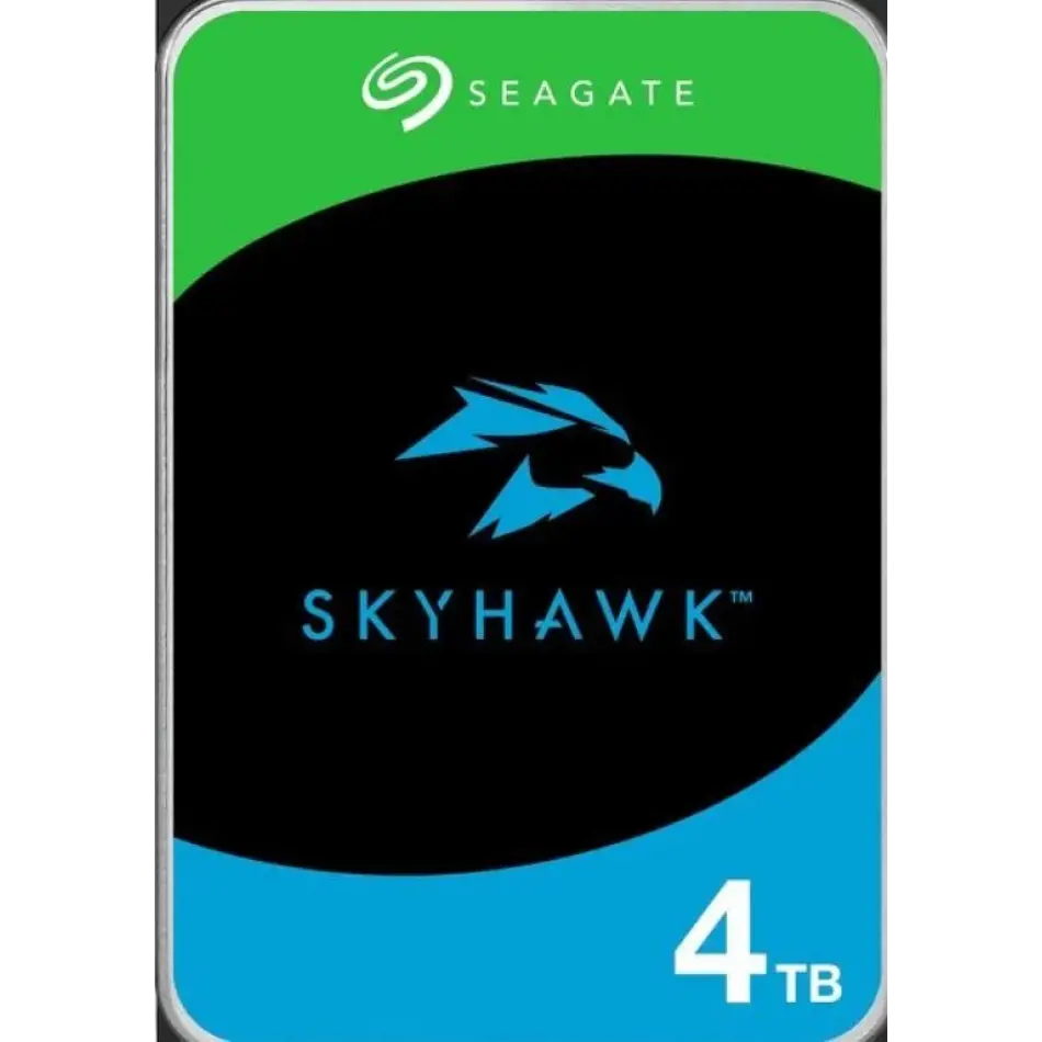 4 Tb Seagate 3.5 Skyhawk Sata 5400rpm 256mb 7/24 Guvenlık St4000vx016 (3 Yıl Resmı Dıst Garantılı)