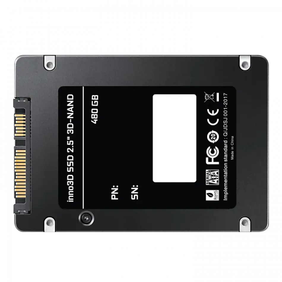 480gb Inno3d 3d-nand Ssd 510/480mb/s