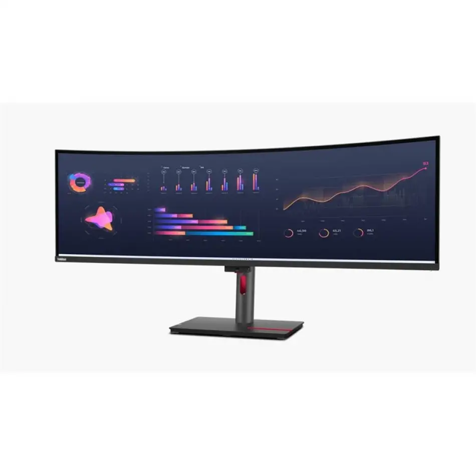 49 Lenovo P49w-30 Thınkvısıon 63dbrat1tk 4ms 60hz Hdmı+dp Wled Curved Monıtor