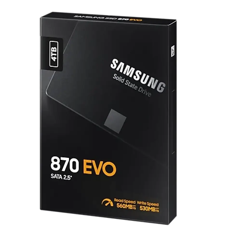 4TB SAMSUNG 870 EVO 560/530MB/s MZ-77E4T0BW SSD (Resmi Distribütör Garantili)