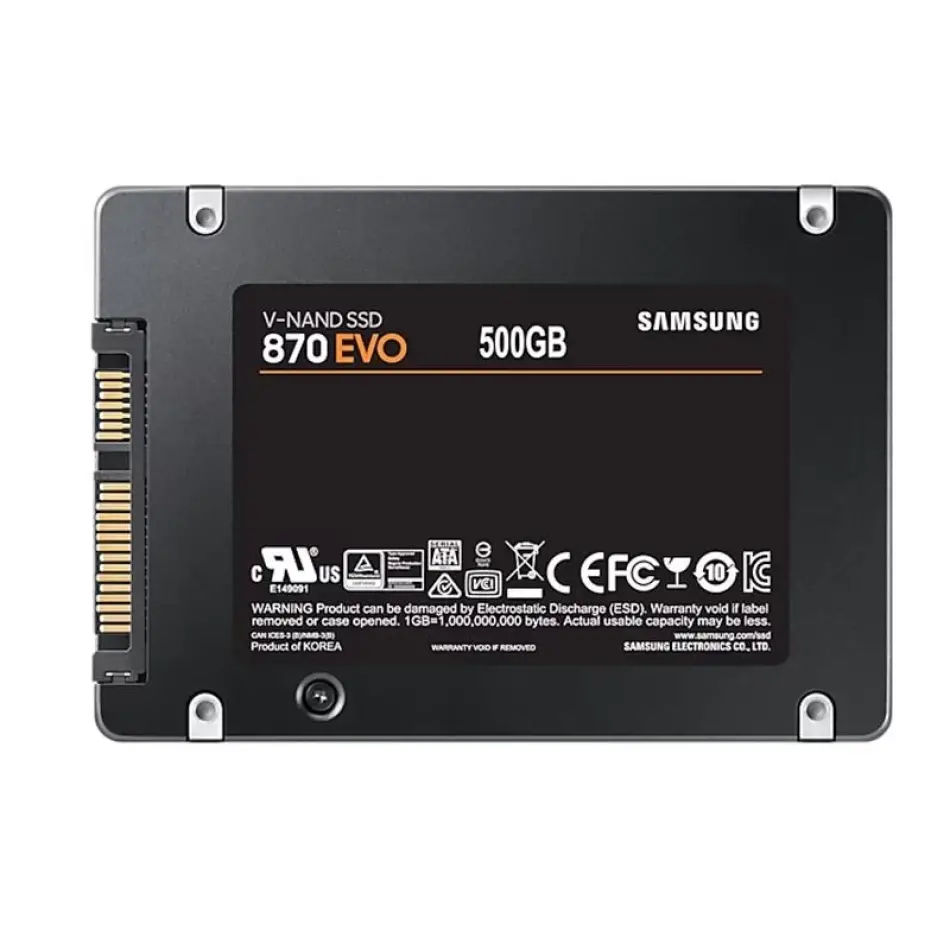 500 Gb 870 Evo Samsung 2.5 Sata3 Mz-77e500bw 560-530 Mb/s Samsung Tr Garantılı