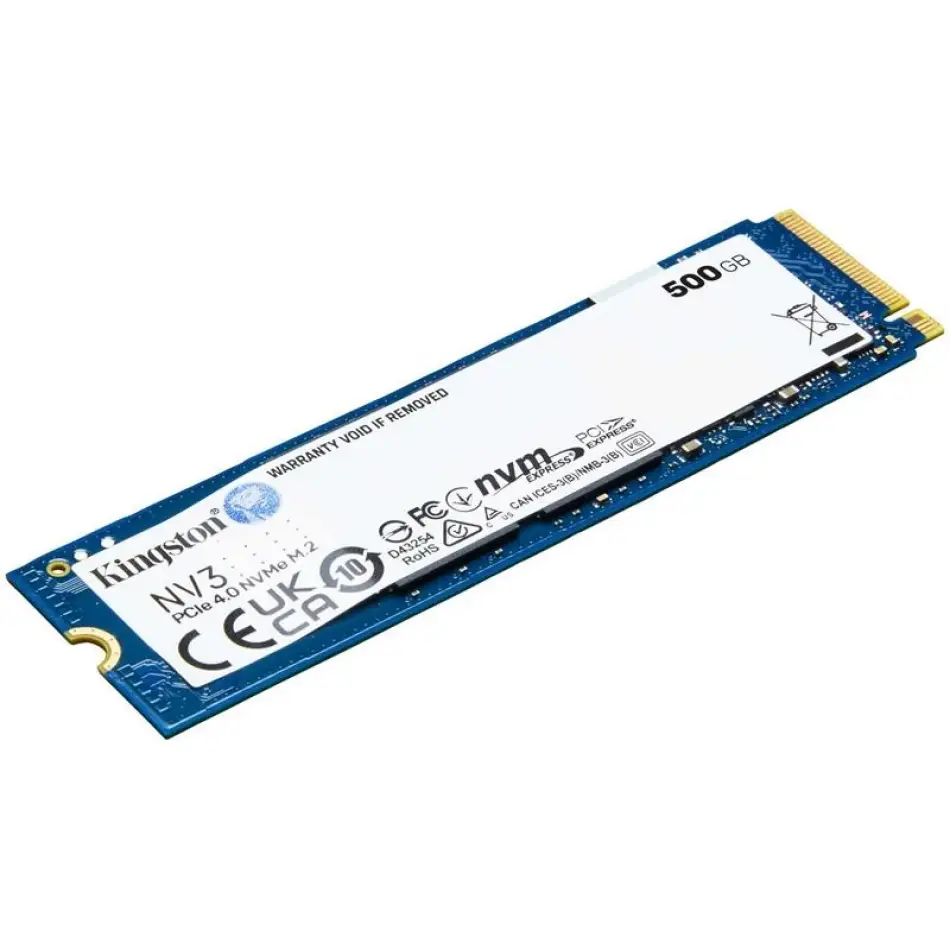 500 Gb Kıngston Nv3 M.2 Nvme Pcıe Gen4 5000/3000mbs Snv3s/500g