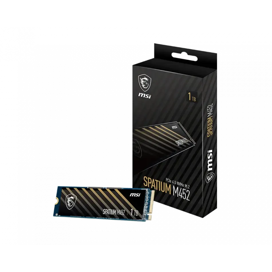 500GB MSI SPATIUM M452 PCIE 4.0 NVME M.2