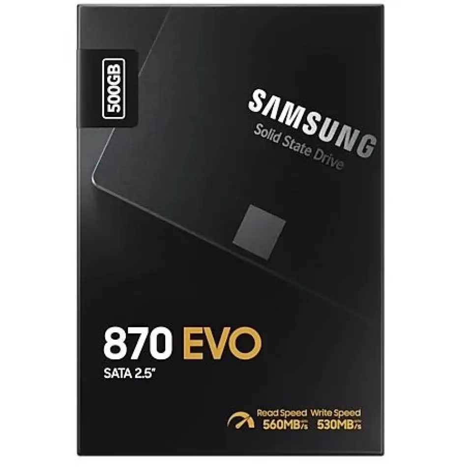 500gb Samsung 870 560/530mb/s Evo Mz-77e500bw Ssd (resmi Distribütör Garantili)