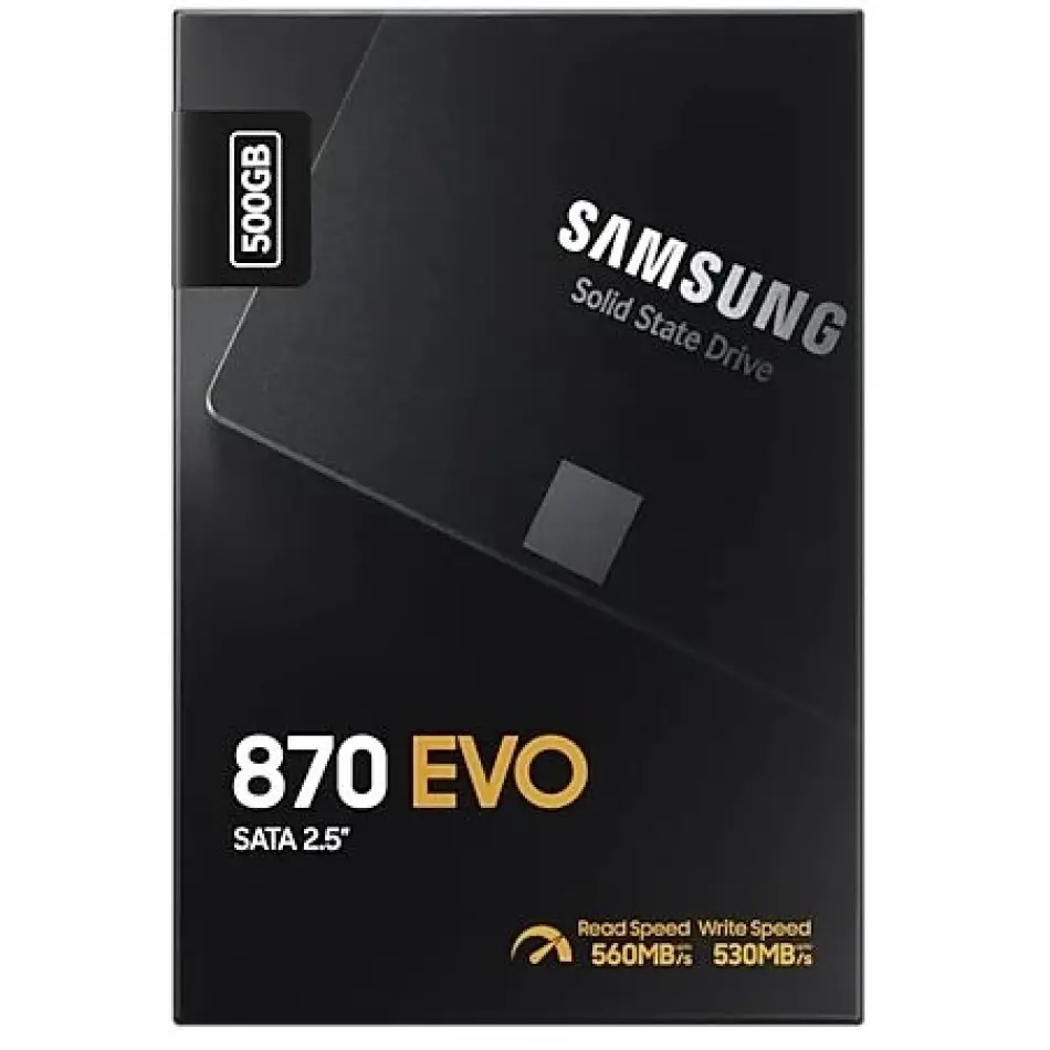 500gb Samsung 870 560/530mb/s Evo Mz-77e500bw Ssd (resmi Distribütör Garantili)